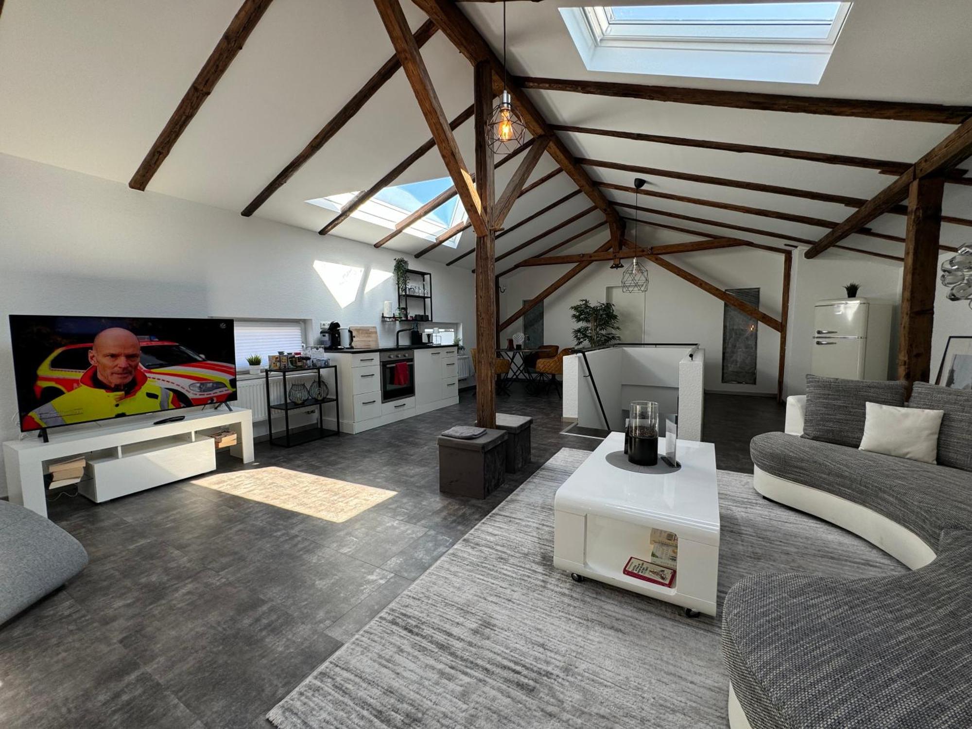 Апартаменти Gleis 13 - The Loft Im Ehemaligen Lokschuppen Бюкебурґ Екстер'єр фото